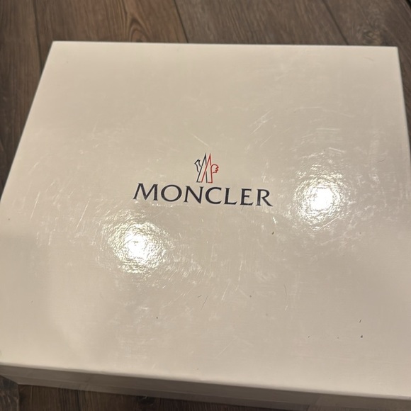 Moncler black suede wedge ankle booties. Size 36 (6). Includes box. - Picture 7 of 7